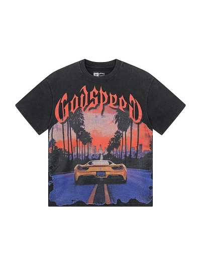 Godspeed T-Shirt Washed black 1129 02