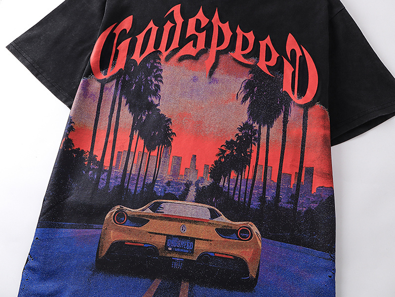 Godspeed T-Shirt Washed black 1129