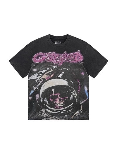 Godspeed T-Shirt Washed black 1130 02