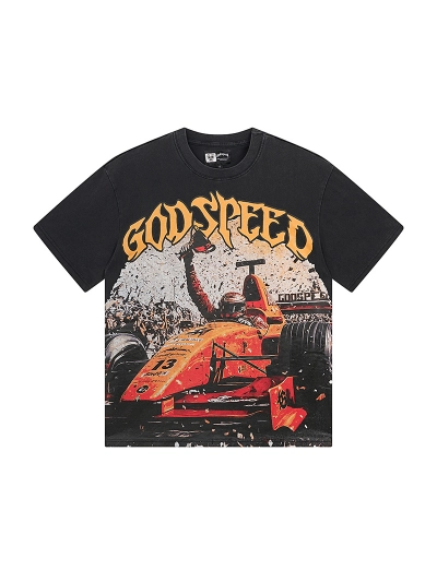Godspeed T-Shirt Washed black 1131 02