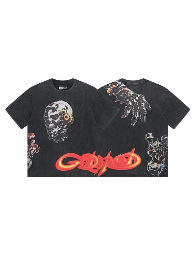Godspeed T-Shirt Washed black 1132 01