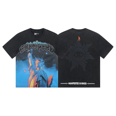 Godspeed T-Shirt Washed black 1133 01