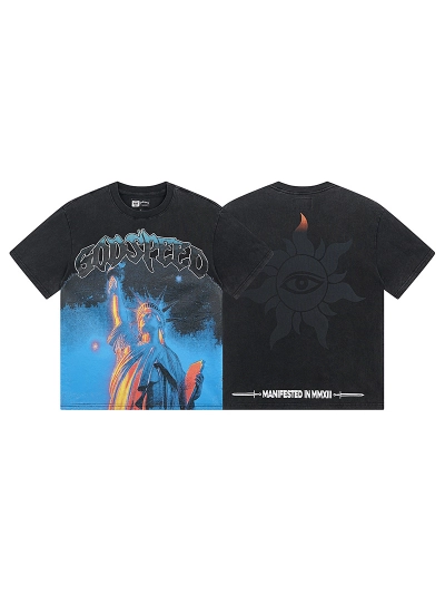 Godspeed T-Shirt Washed black 1133 01