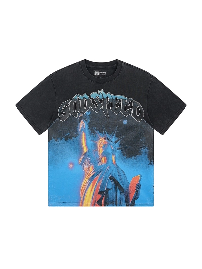 Godspeed T-Shirt Washed black 1133 02