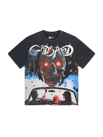 Godspeed T-Shirt Washed black 1135 02
