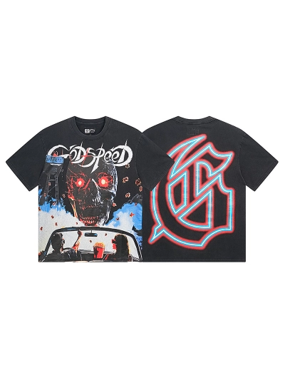Godspeed T-Shirt Washed black 1135 01