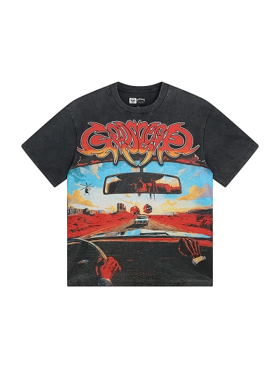 Godspeed T-Shirt Washed black 1137 02