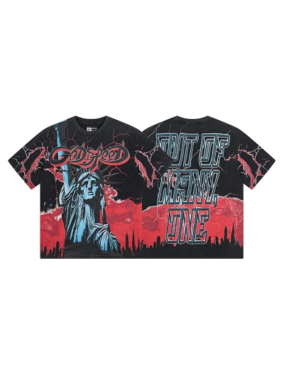 Godspeed T-Shirt Washed black 1139 01