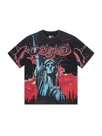 Godspeed T-Shirt Washed black 1139 02