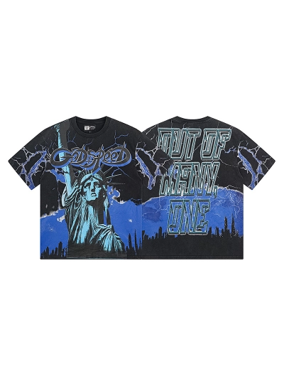 Godspeed T-Shirt Washed black 1150 01