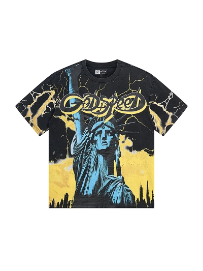 Godspeed T-Shirt Washed black 1151 02