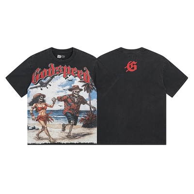 Godspeed T-Shirt Washed black 1152 01