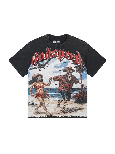 Godspeed T-Shirt Washed black 1152 02