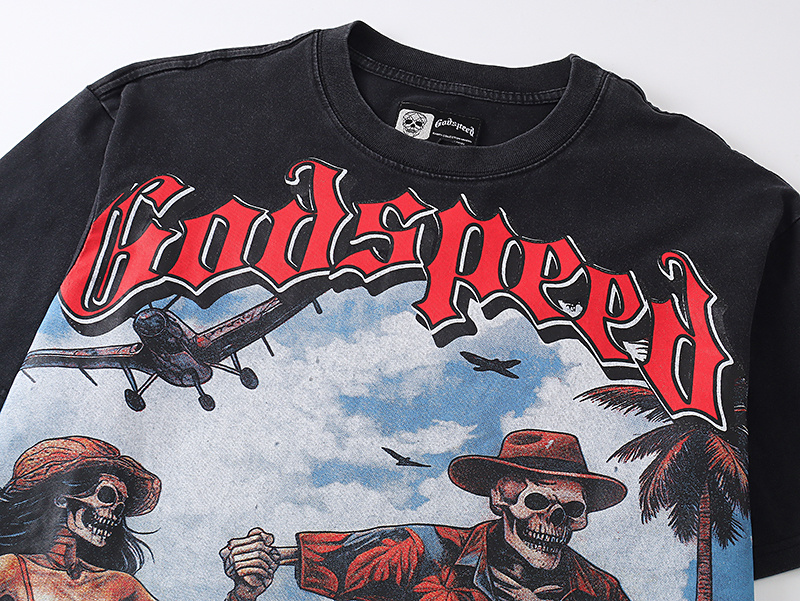 Godspeed T-Shirt Washed black 1152