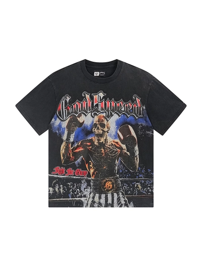 Godspeed T-Shirt Washed black 1160 02