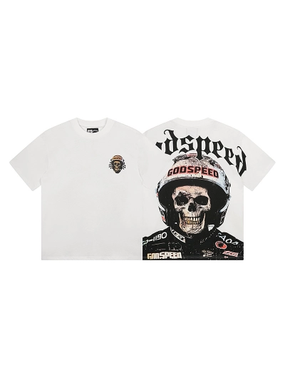 Godspeed T-Shirt Washed white 3076 01