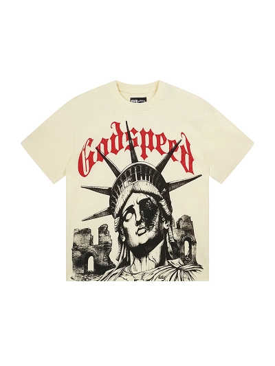 Godspeed T-Shirt Washed white 3127 02