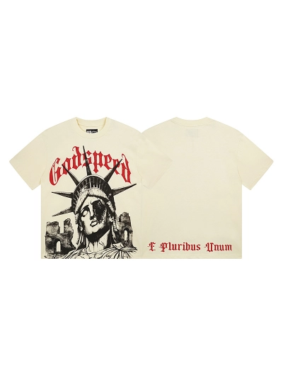 Godspeed T-Shirt Washed white 3127 01