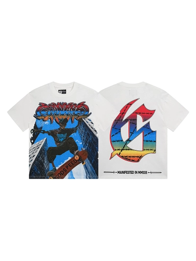Godspeed T-Shirt Washed white 3128 01