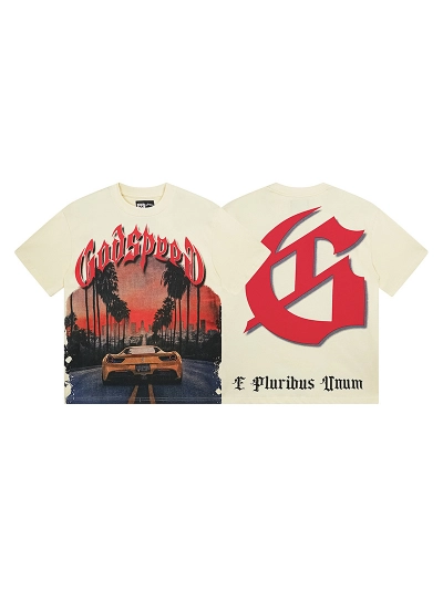 Godspeed T-Shirt Washed white 3129 01