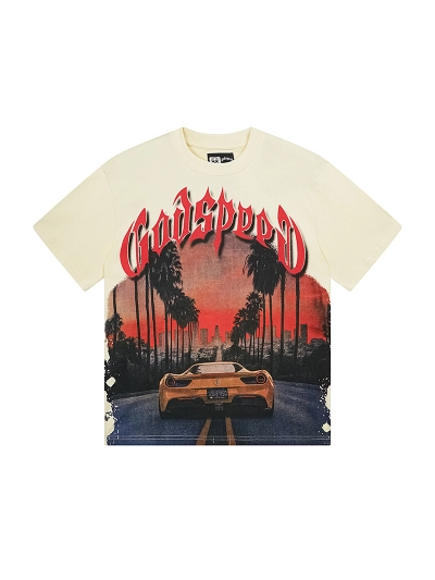 Godspeed T-Shirt Washed white 3129 02