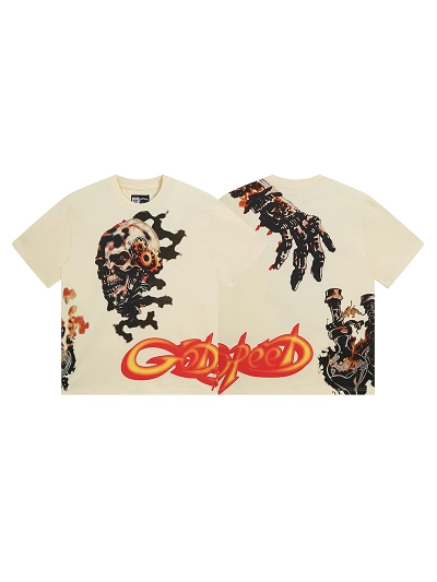 Godspeed T-Shirt Washed white 3132 01