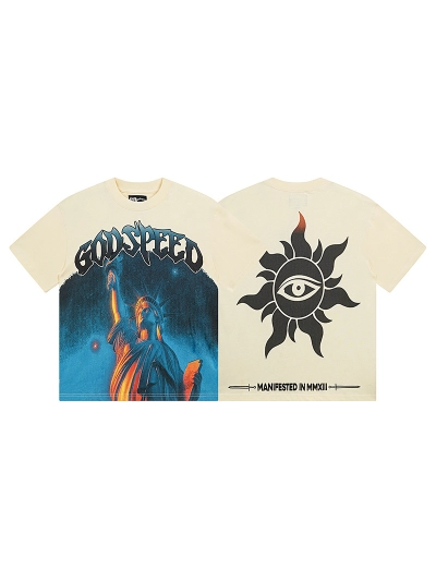 Godspeed T-Shirt Washed white 3133 01