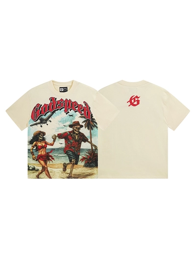 Godspeed T-Shirt Washed white 3152 01
