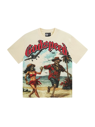 Godspeed T-Shirt Washed white 3152 02