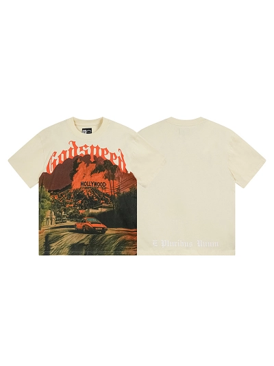 Godspeed T-Shirt Washed white 3163 01