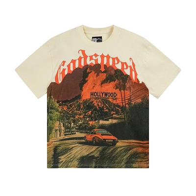 Godspeed T-Shirt Washed white 3163 02