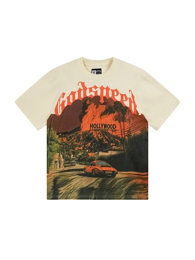 Godspeed T-Shirt Washed white 3163 02
