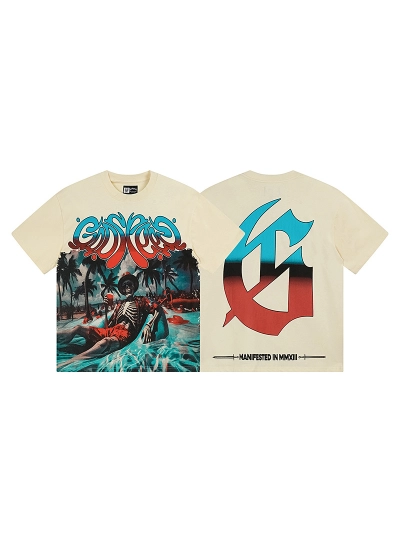 Godspeed T-Shirt Washed white 3166 01