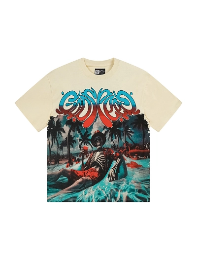 Godspeed T-Shirt Washed white 3166 02