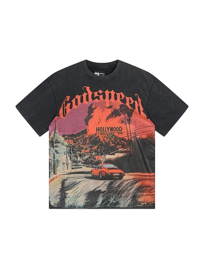 Godspeed T-Shirt Washed black 1163 02