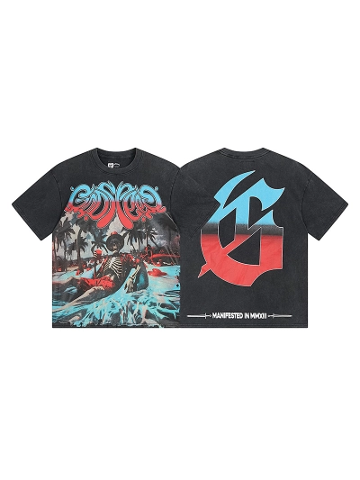 Godspeed T-Shirt Washed black 1166 01