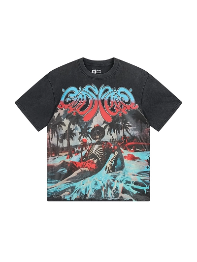 Godspeed T-Shirt Washed black 1166 02