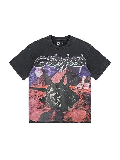Godspeed T-Shirt Washed black 1168 02
