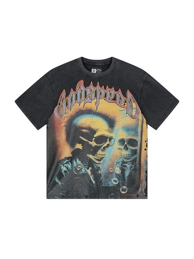 Godspeed T-Shirt Washed black 1169 02