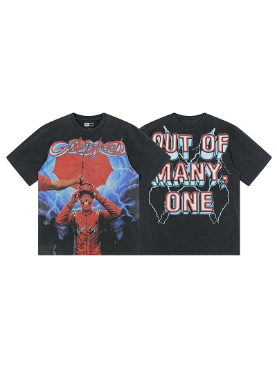 Godspeed T-Shirt Washed black 1177 01