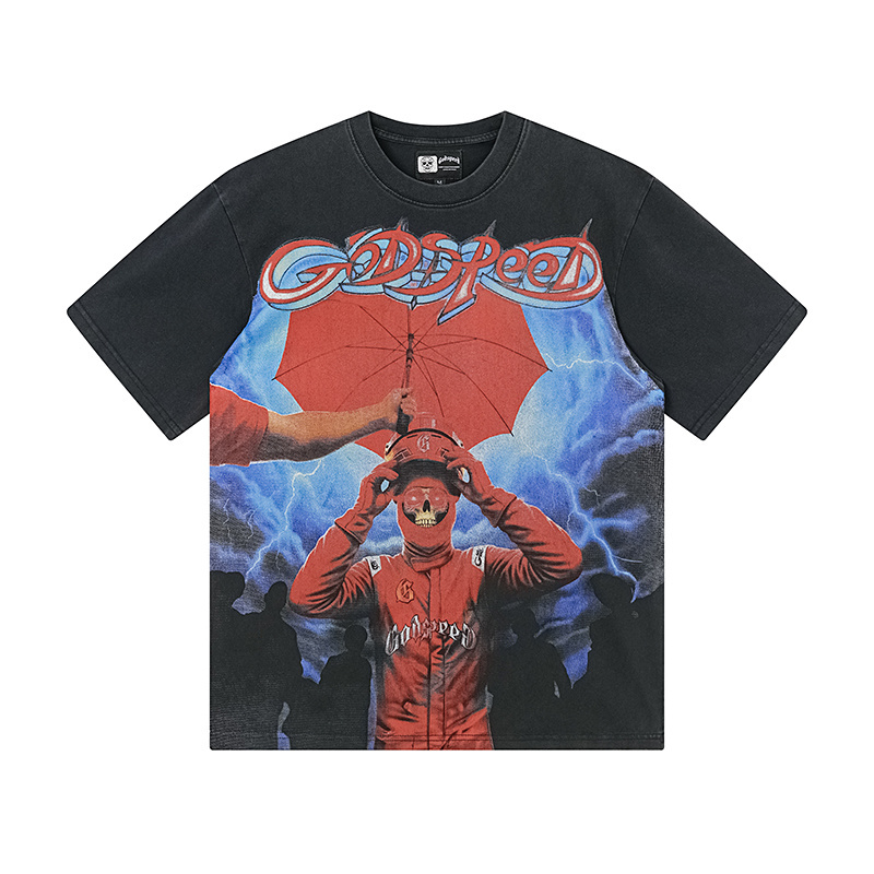 Godspeed T-Shirt Washed black 1177