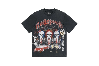 Godspeed T-Shirt Washed black 1179 02