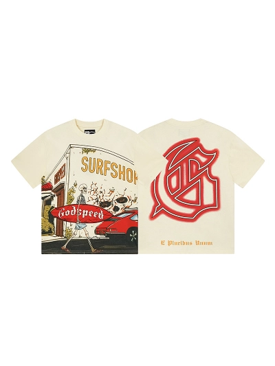Godspeed T-Shirt Washed white 3167 01