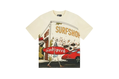 Godspeed T-Shirt Washed white 3167 02
