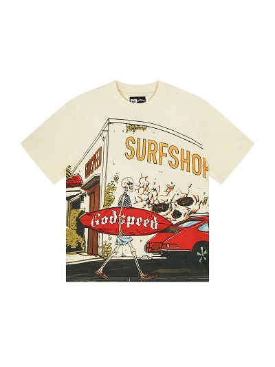 Godspeed T-Shirt Washed white 3167 02