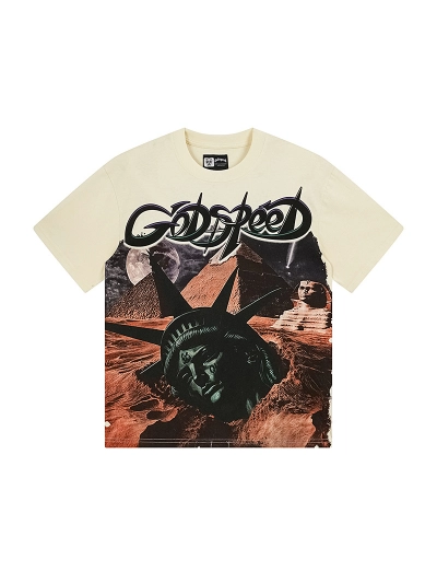 Godspeed T-Shirt Washed white 3168 02