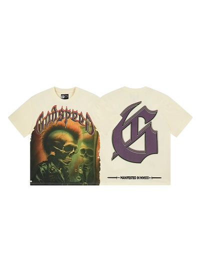 Godspeed T-Shirt Washed white 3169 01