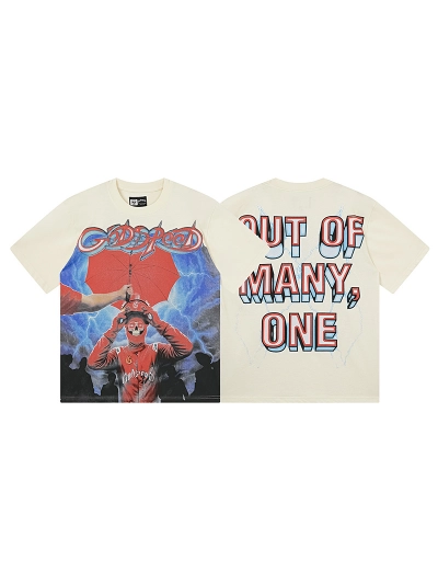 Godspeed T-Shirt Washed white 3177 01