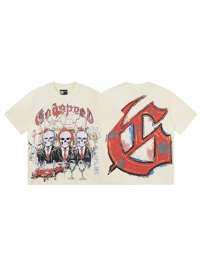 Godspeed T-Shirt Washed white 3179 01