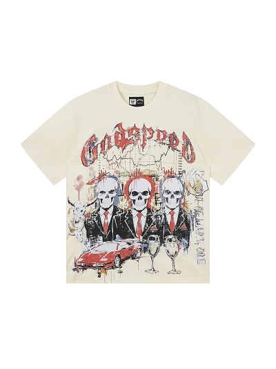 Godspeed T-Shirt Washed white 3179 02